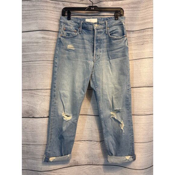 Mother Superior The Tomcat The Confession Distressed Jeans Size 28 - Picture 1 of 7